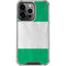 Nigeria Flag Distressed iPhone 14 Pro Clear Case